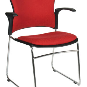 Focus Stackable Hospitality Chair Sled Base With Arms