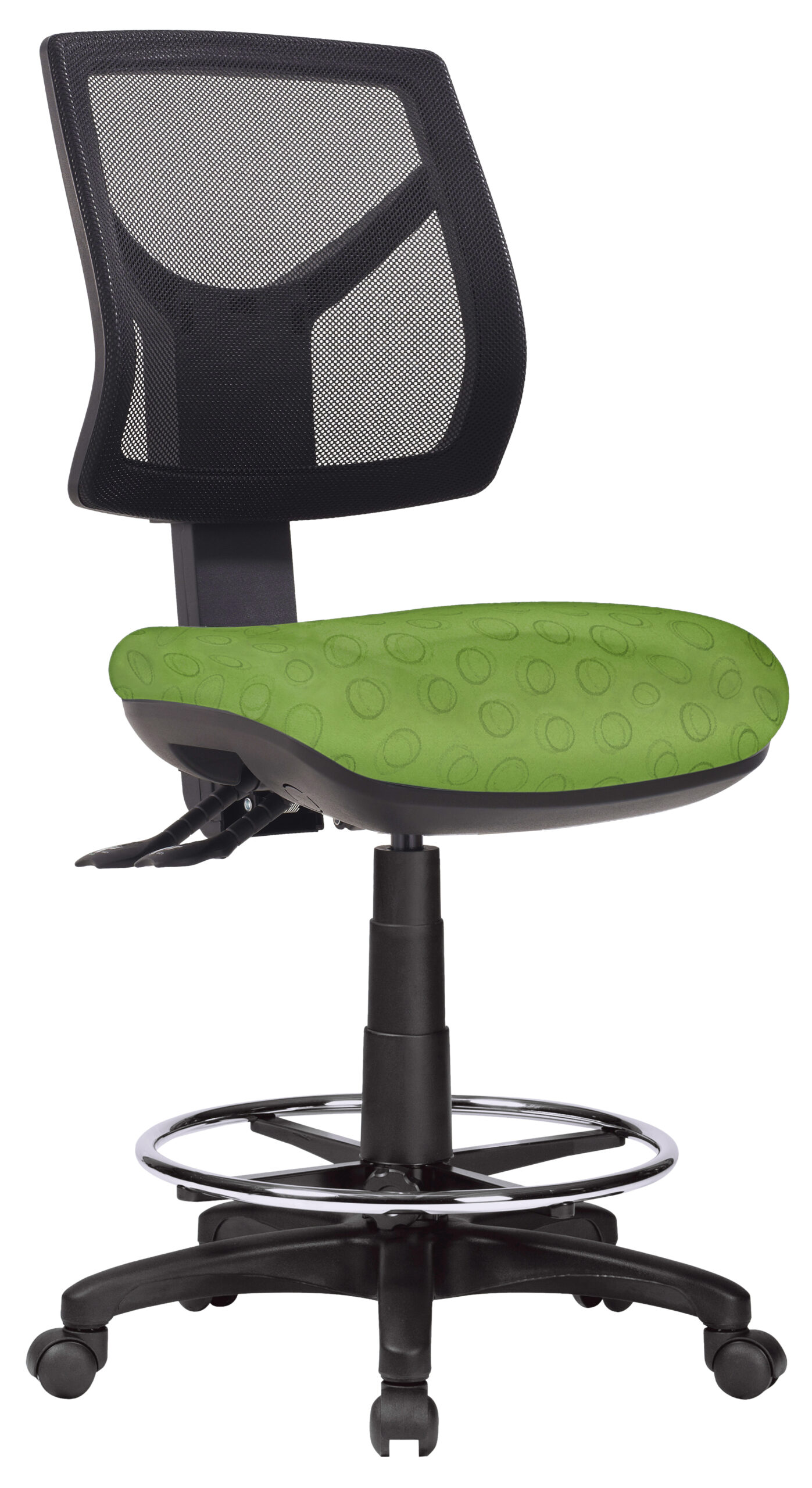 Avoca 2 Lever Low Mesh Back Task Chair With D200 Drafting