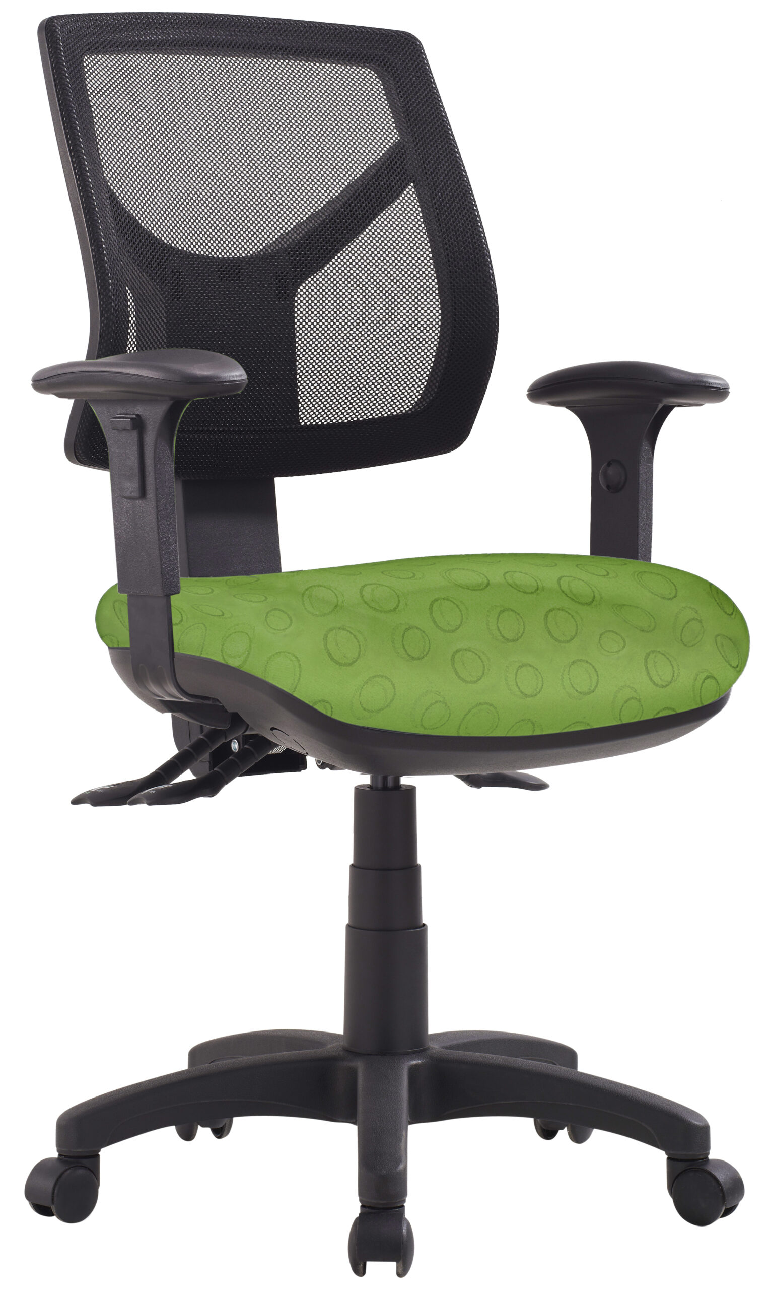 Avoca 3 Lever Low Mesh Back Task Chair With Arms