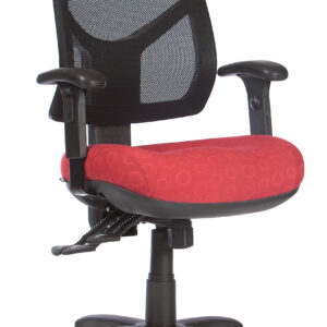 Chelsea 3 Lever High Mesh Back Big Boy Seat Task Chair With Arms