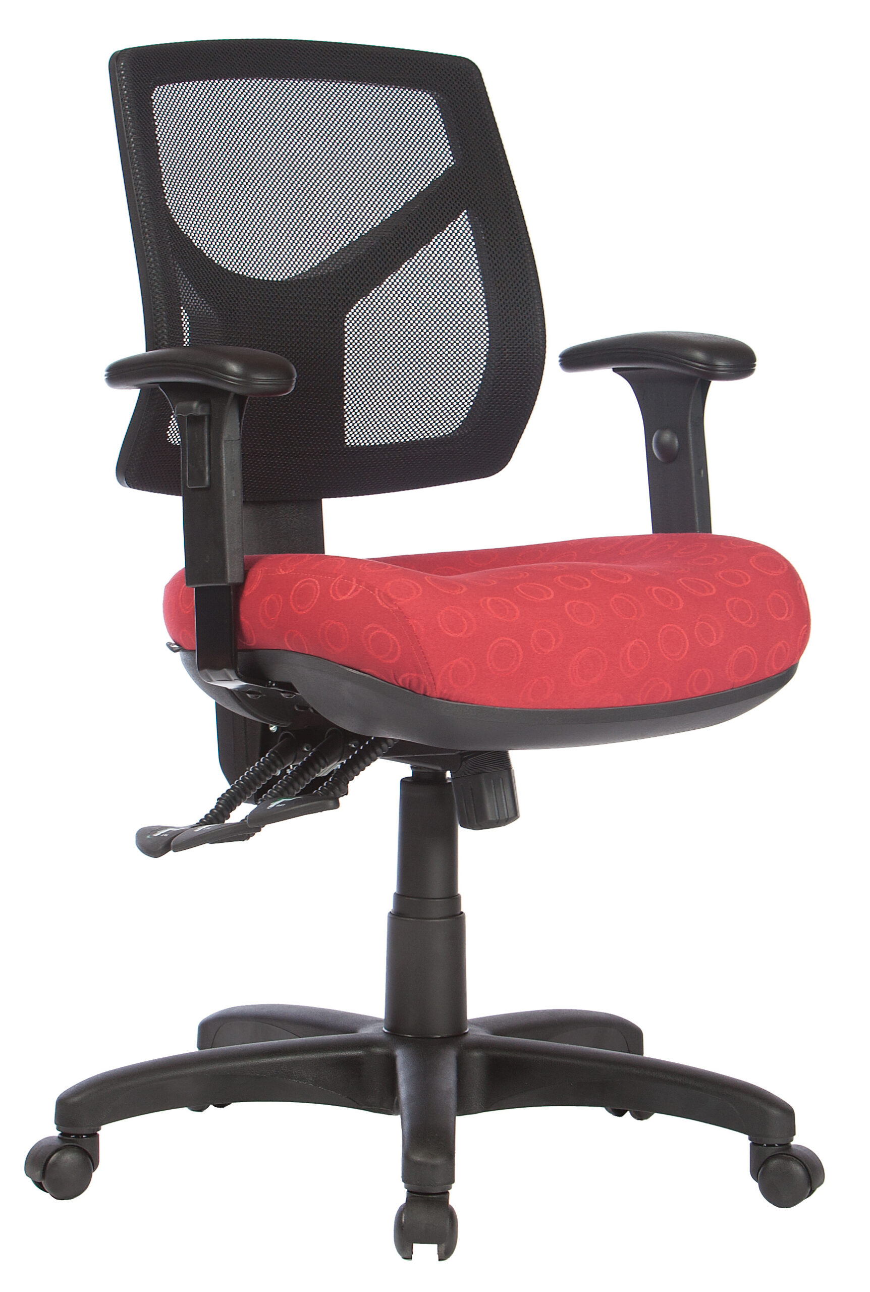 Chelsea 3 Lever High Mesh Back Big Boy Seat Task Chair With Arms