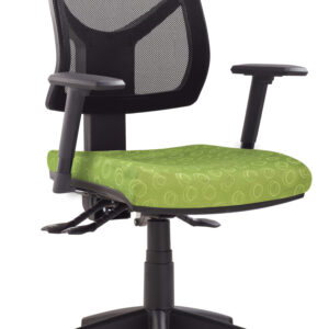 Vesta 3 Lever Low Mesh Back Square Seat Task Chair With Arms