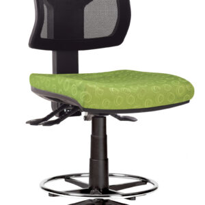 Vesta 3 Lever Low Mesh Back Square Seat Task Chair With D200 Drafting