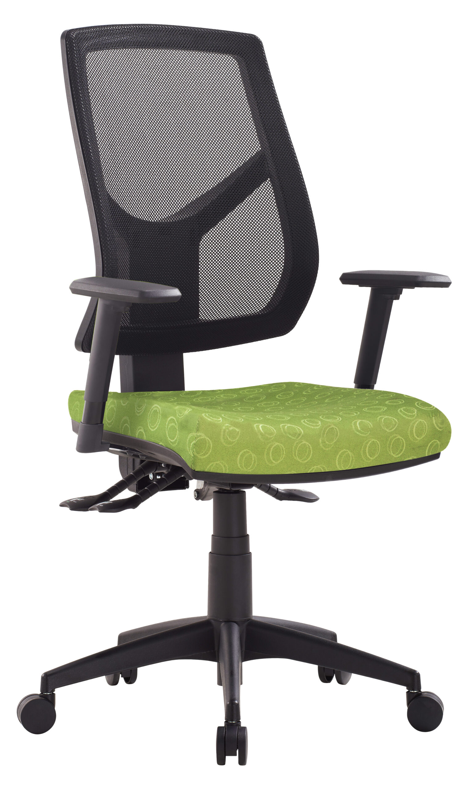Vesta 3 Lever High Mesh Back Square Seat Task Chair With Arms