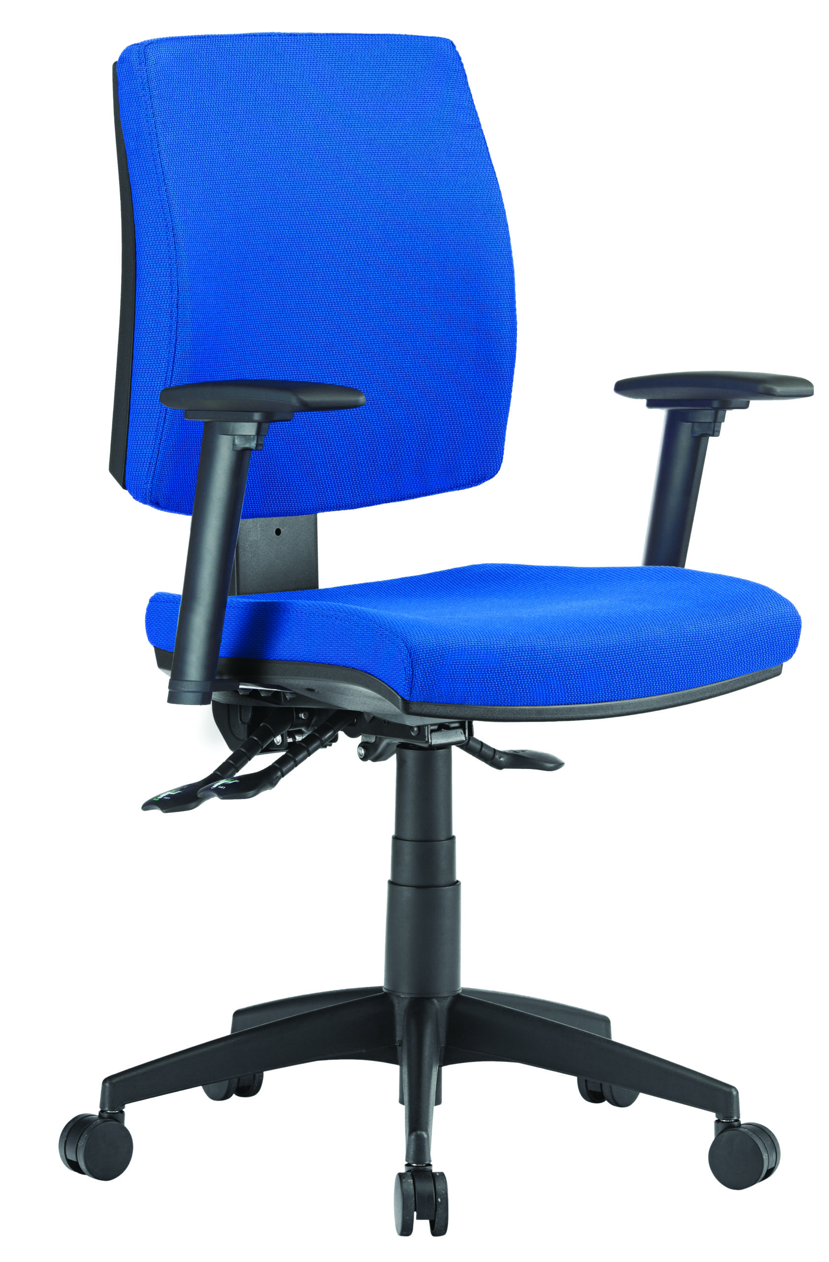 Virgo 3 Lever Low Back Square Seat Task Chair With Arms