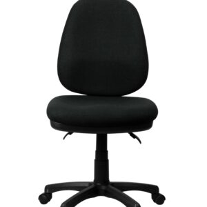 front view of fabric chair mechanism with high backrest