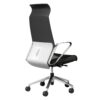 back view of office chair mechanism with long backrest