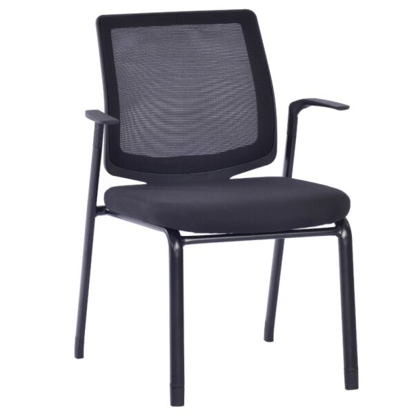 mesh back chair with arms