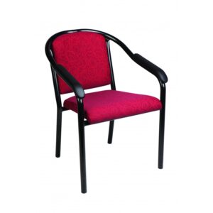 fabric chair with arms