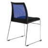 back view of hospitality mesh back chair