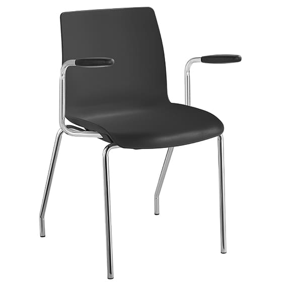plastic chair with arms