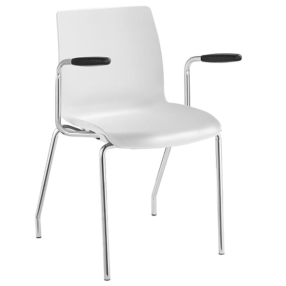 plastic chair with arms