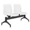 White Global Beam chairs 2 seaters