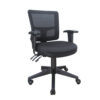mesh back chair mechanism with arms