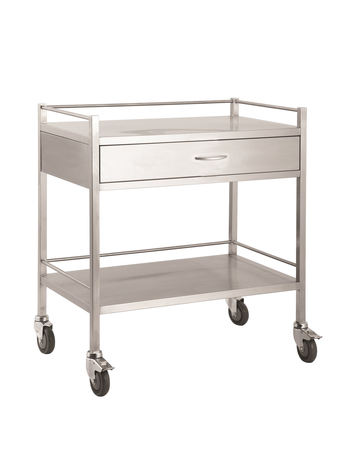 Stainless Steel Trolleys Double 1 Drawer Torstar Able Office Furniture