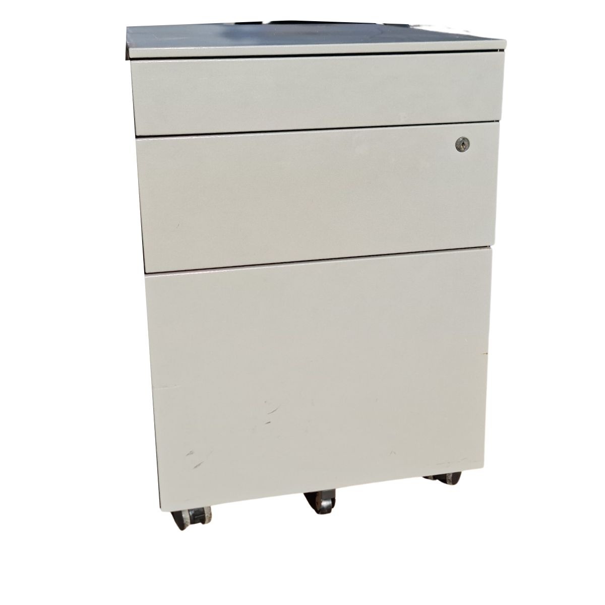 Metal Storage – Mobile Pedestal – 2 Drawer + 1 File Silver - Torstar ...